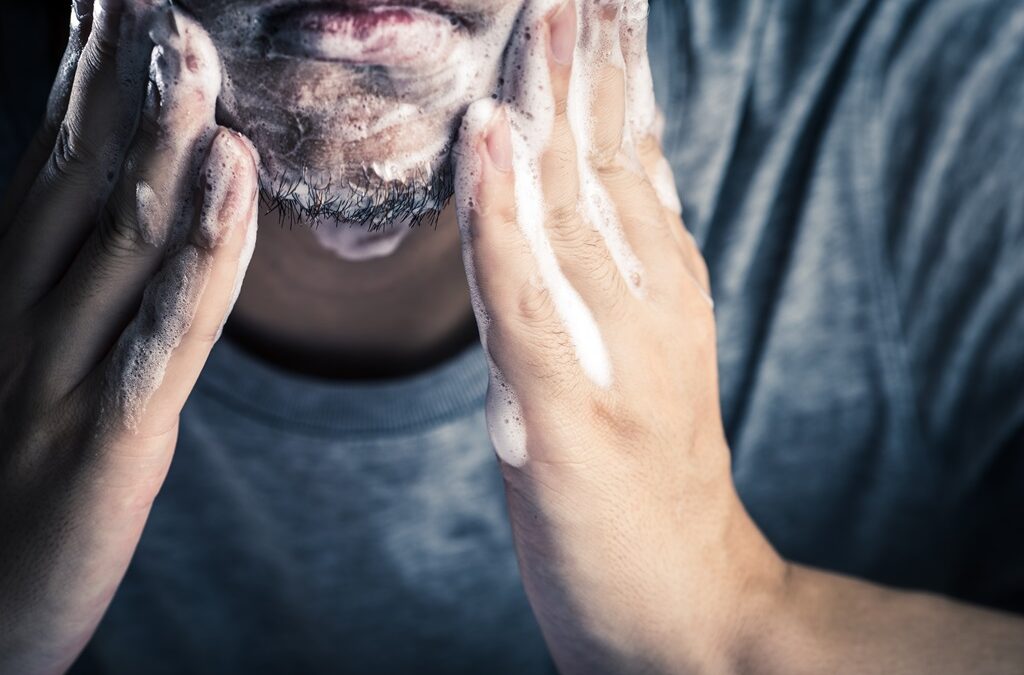 How to Wash Your Face with a Beard