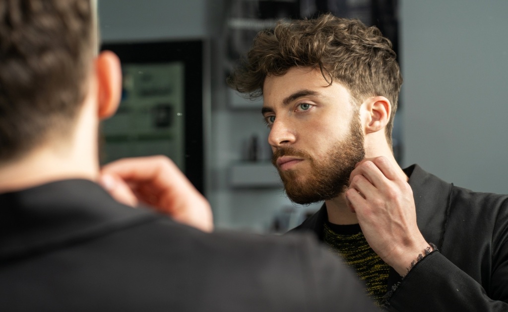 Fresh beard edge up for a clean, polished look