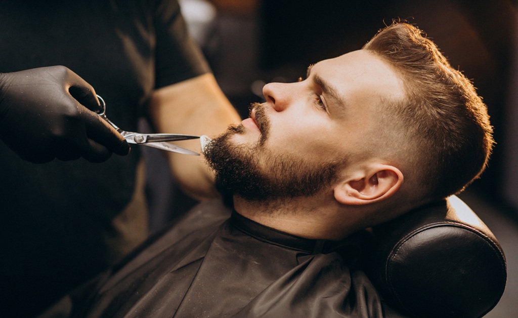 mens hot towel shave Service
